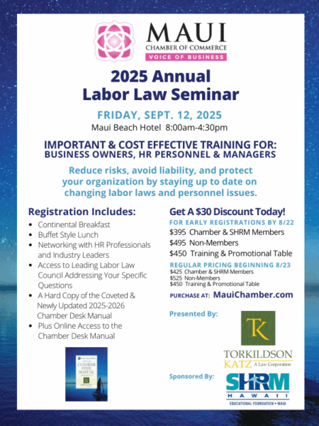 Labor Law Seminar Flyer